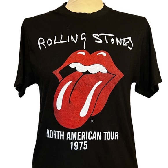 Rolling Stones North American Tour ‘75 T-shirt women’s size Small - Picture 4 of 4